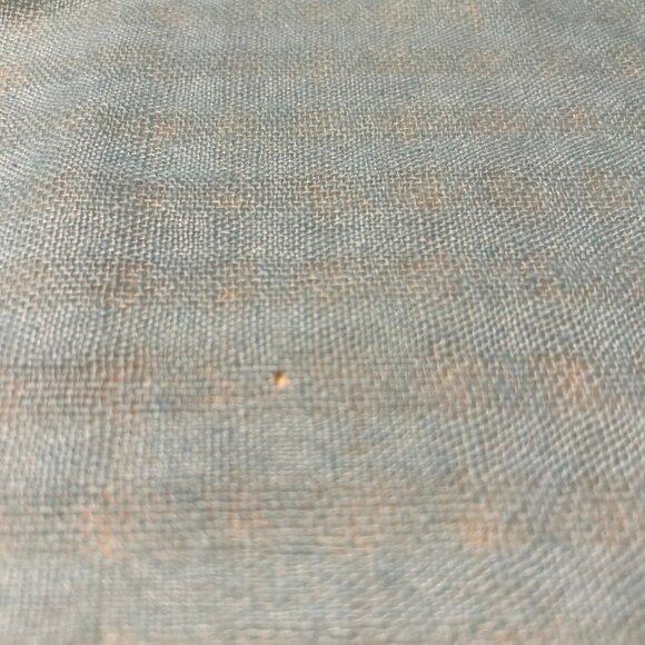 Women Shih Aqua Blue Pure Cashmere Light Knit Shawl Cover OS - Picture 12 of 15